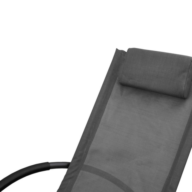 Bujany Fotel Ogrodowy Leżak Texilene 180kg Stabilny i Wygodn Lacestone - obrazek 5