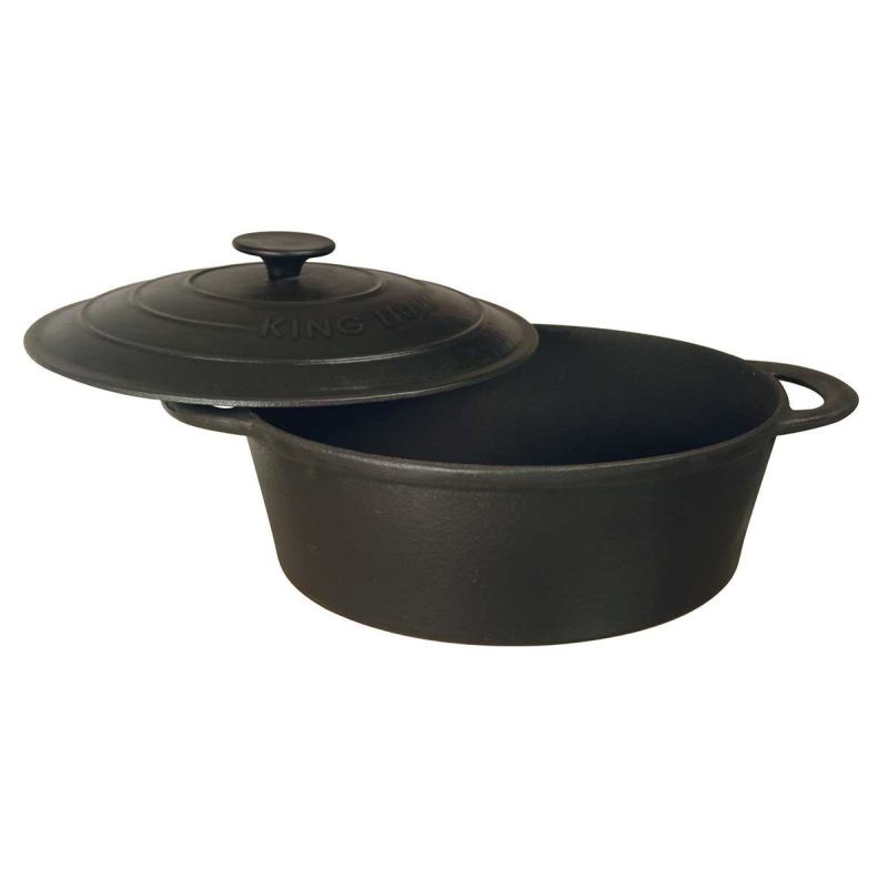 BRYTFANNA ŻELIWNA 29cm 4,5L KINGHOFF KH-2255 - obrazek 2