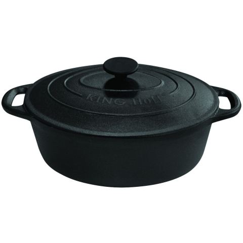 BRYTFANNA ŻELIWNA 33cm 6,2L KINGHOFF KH-1111