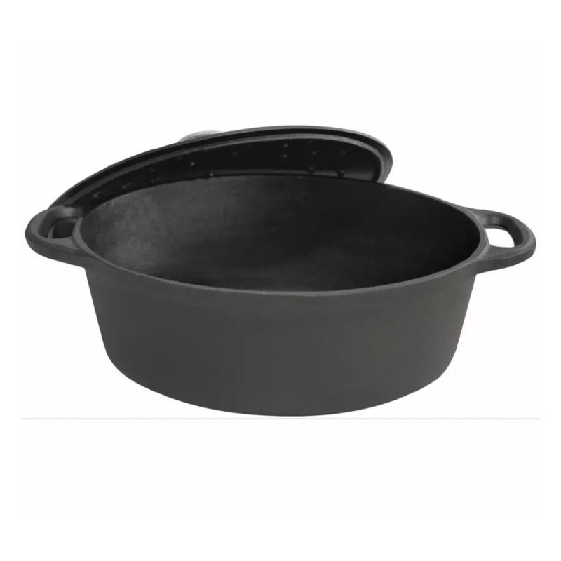 BRYTFANNA ŻELIWNA 33cm 6,2L KINGHOFF KH-1531 - obrazek 2