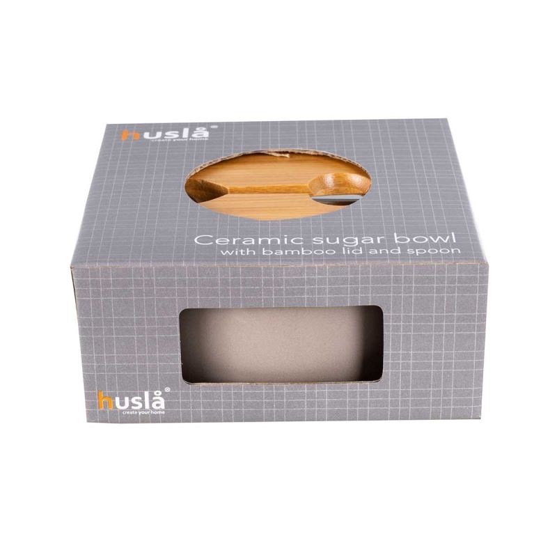 CERAMICZNA CUKIERNICA Z ŁYŻECZKĄ HUSLA HYGGE - obrazek 2