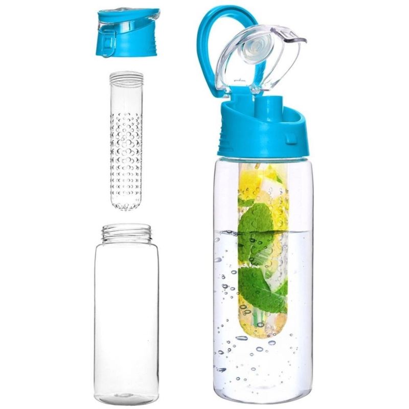 BUTELKA BIDON 650ml Z WKŁADEM NA OWOCE NIEBIESKA 124574-Z - obrazek 11