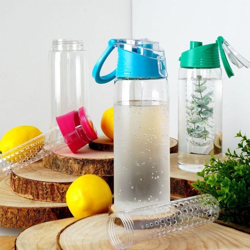 BUTELKA BIDON 650ml Z WKŁADEM NA OWOCE NIEBIESKA 124574-Z - obrazek 8