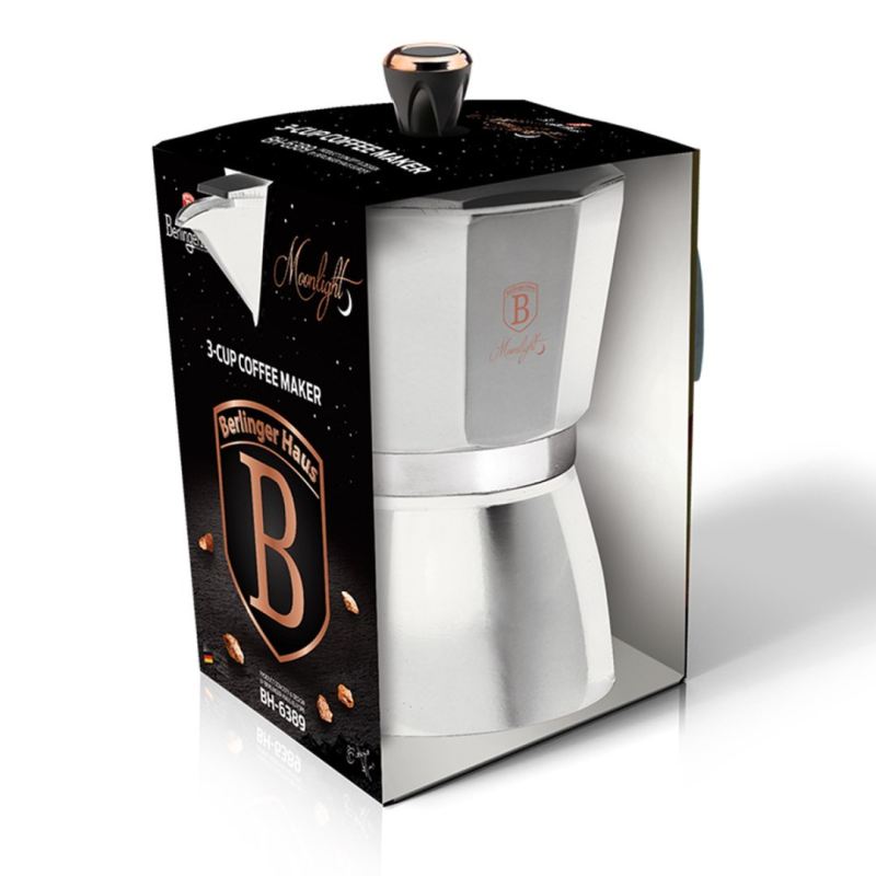 KAWIARKA ZAPARZACZ DO KAWY 150ml BERLINGER HAUS BH-6389 - obrazek 3