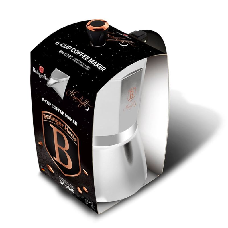 KAWIARKA ZAPARZACZ DO KAWY 300ml BERLINGER HAUS BH-6390 - obrazek 3
