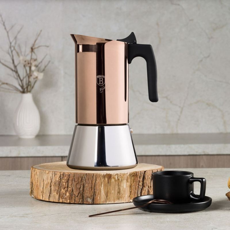 KAWIARKA ZAPARZACZ DO KAWY 300ml BERLINGER HAUS BH-8549 ROSE GOLD - obrazek 6
