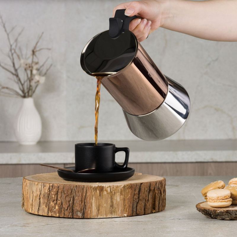 KAWIARKA ZAPARZACZ DO KAWY 450ml BERLINGER HAUS BH-8550 ROSE GOLD - obrazek 2