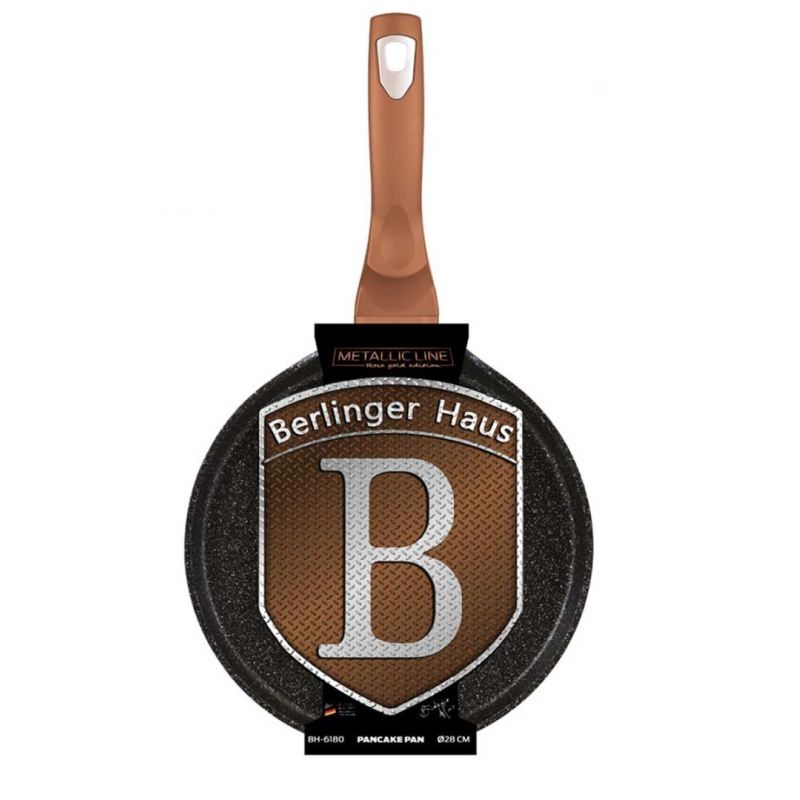 PATELNIA GRANITOWA DO NALEŚNIKÓW 28cm BERLINGER HAUS BH-6180 ROSE GOLD - obrazek 2