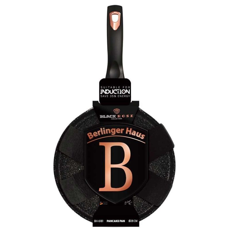 PATELNIA GRANITOWA DO NALEŚNIKÓW 28cm BERLINGER HAUS BH-6181 Black Rose - obrazek 3