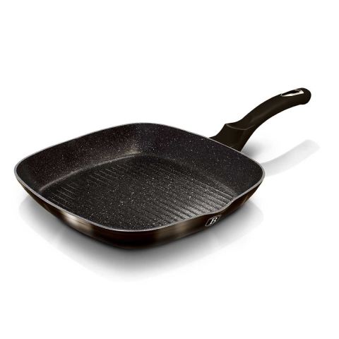 PATELNIA GRILLOWA 28cm BERLINGER HAUS BH-6611 SHINY BLACK