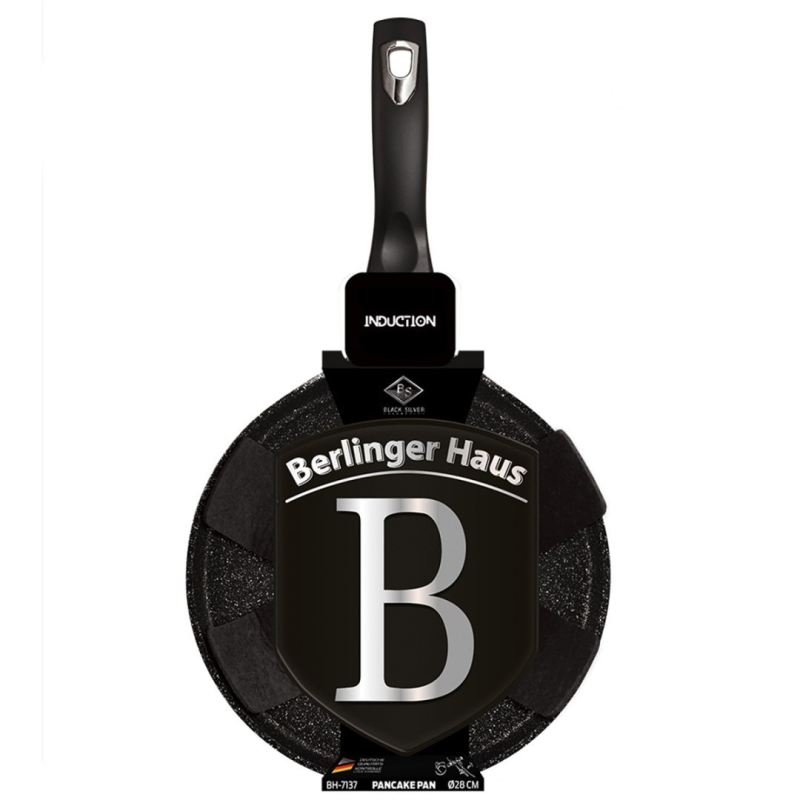PATELNIA GRANITOWA DO NALEŚNIKÓW 28cm BERLINGER HAUS BH-7137 BLACK ROSE - obrazek 9