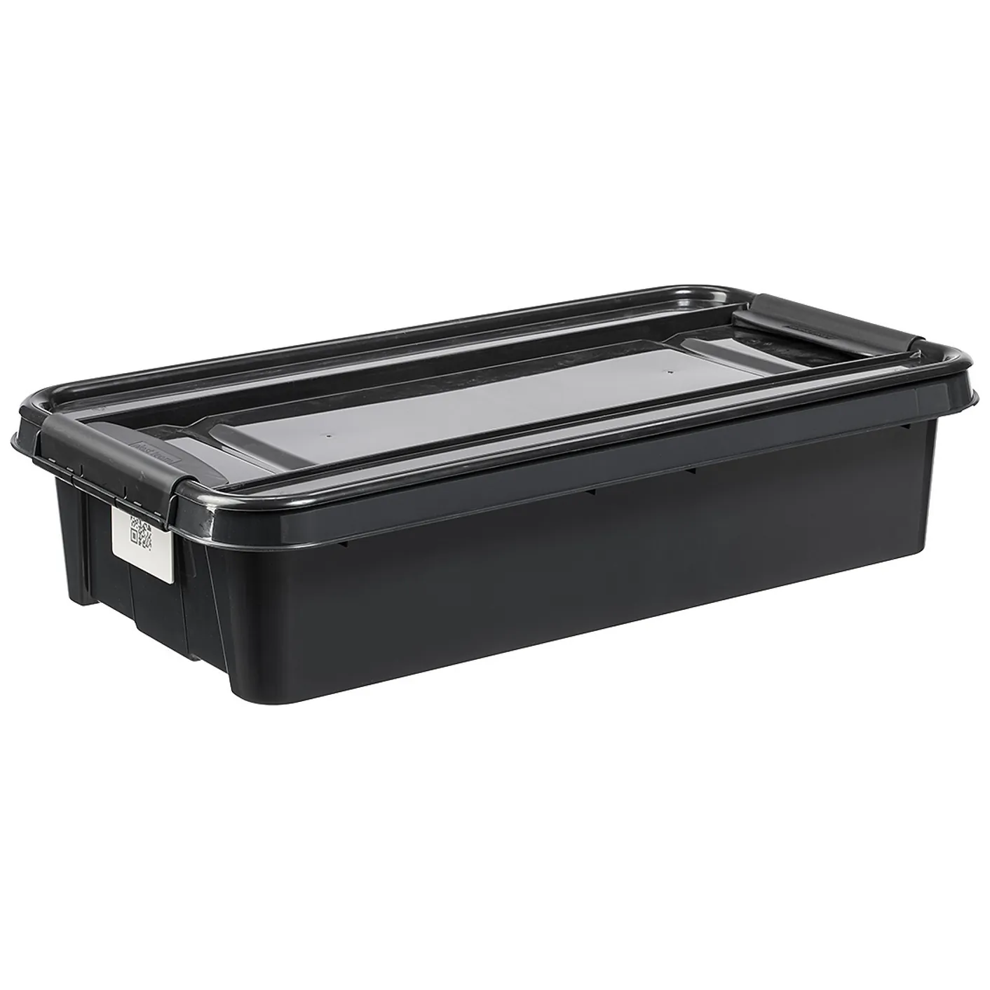 Pojemnik z pokrywą pod łóżko PlastTeam ProBox Recycle QR 31L czarny - obrazek 2