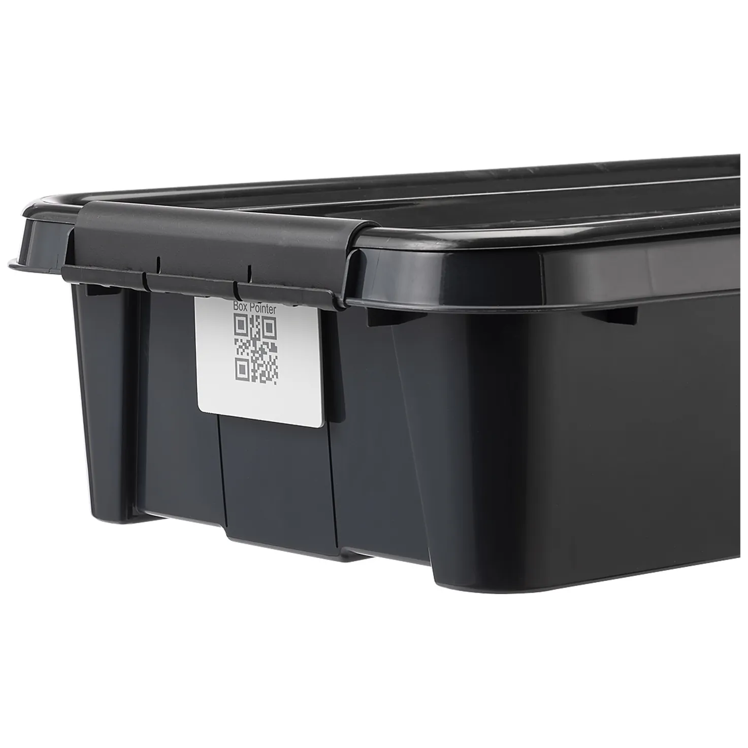 Pojemnik z pokrywą pod łóżko PlastTeam ProBox Recycle QR 31L czarny - obrazek 5