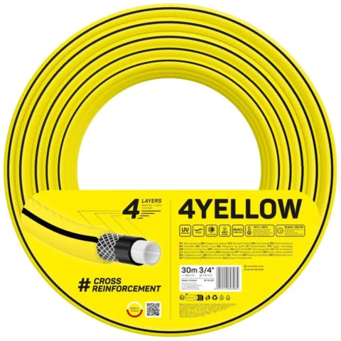 Wąż ogrodowy Cellfast 4YELLOW 3/4" 30m