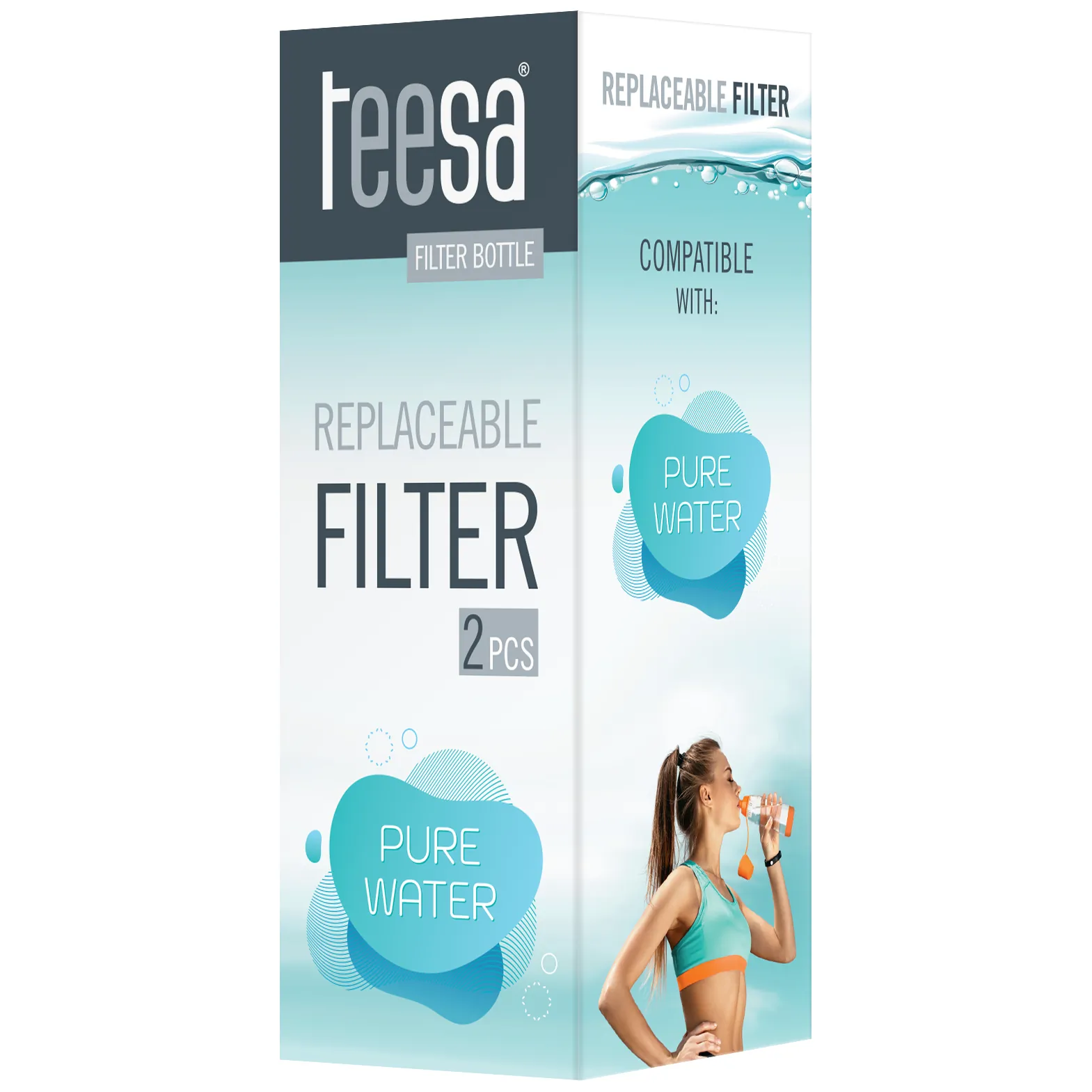 Filtry do butelek TEESA PURE WATER - obrazek 4