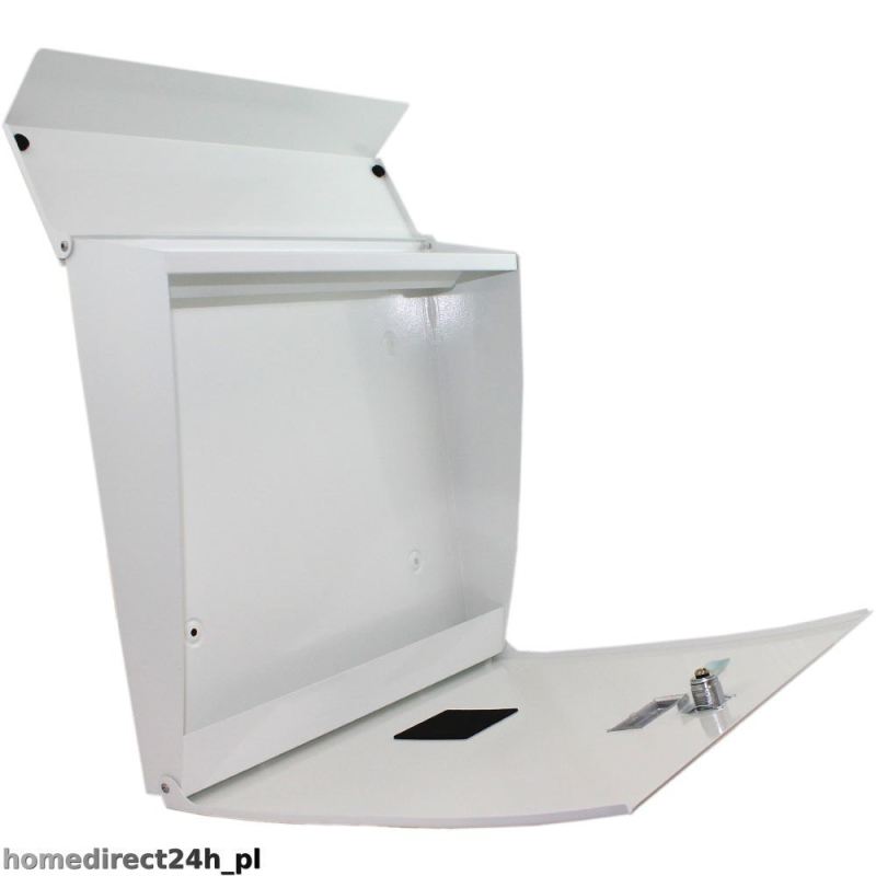 Skrzynka pocztowa na listy naścienna MODERN DESIGN (biały) - obrazek 3