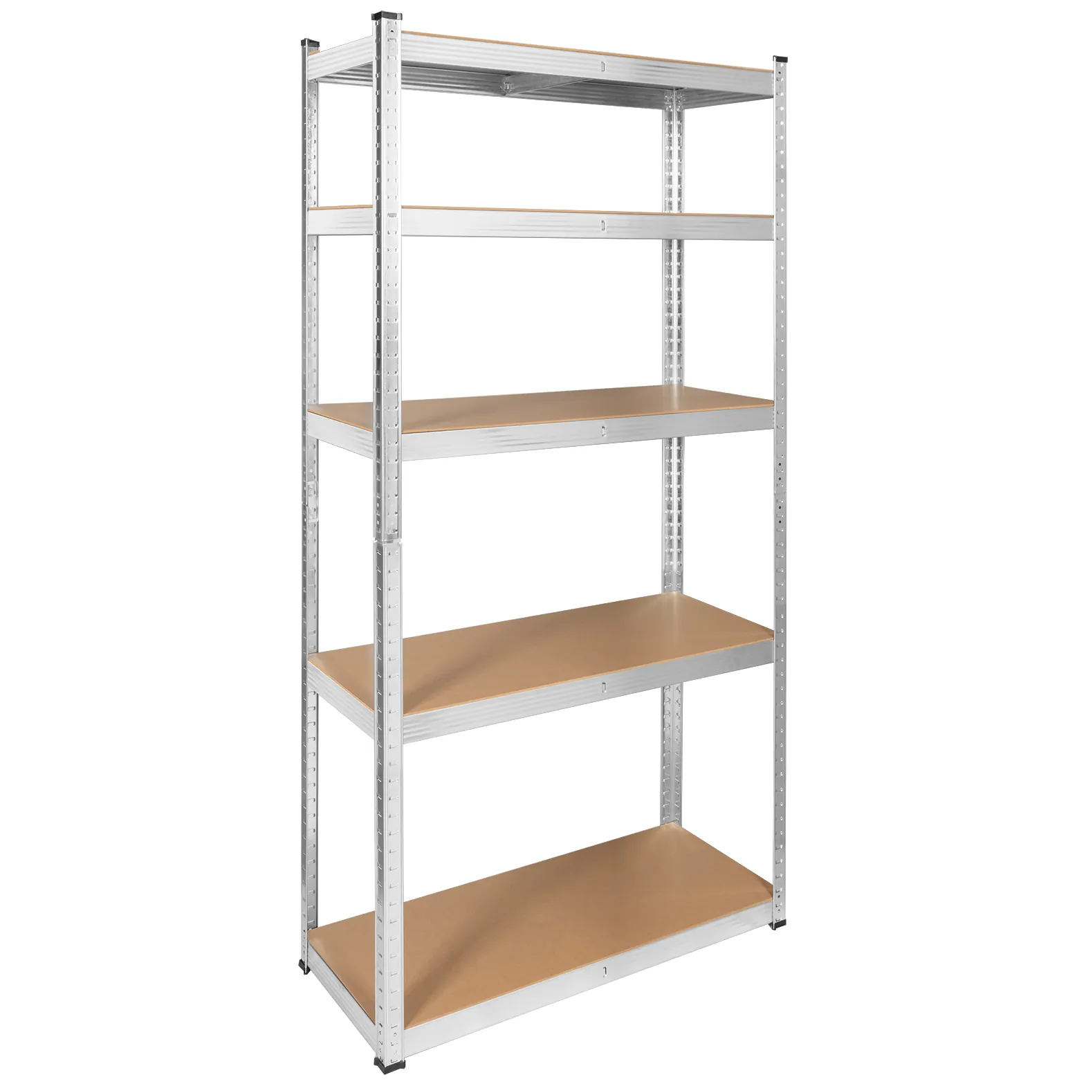 Regał metalowy magazynowy 180x90x40 srebrny Rebel - obrazek 2