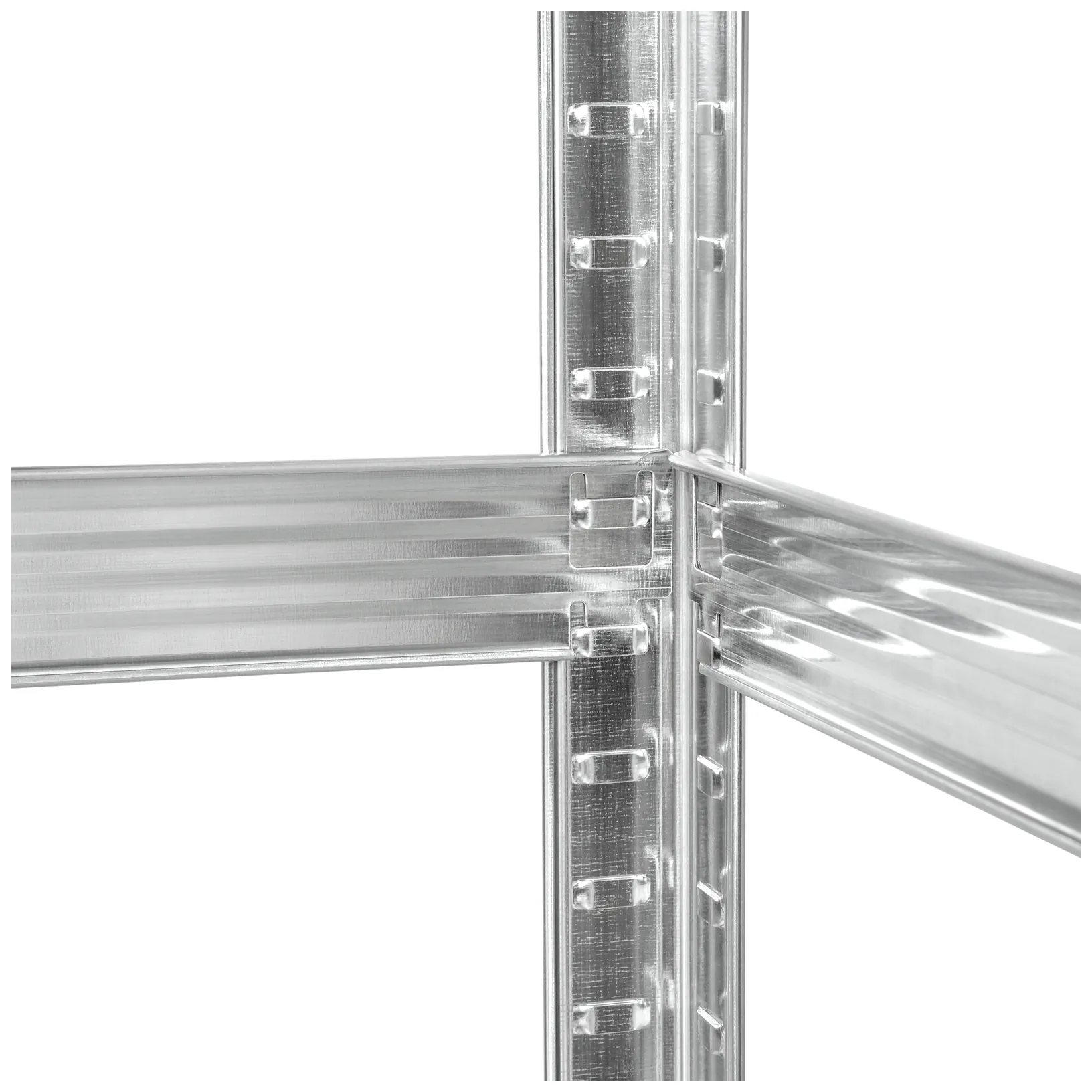 Regał metalowy magazynowy 180x90x40 srebrny Rebel - obrazek 7