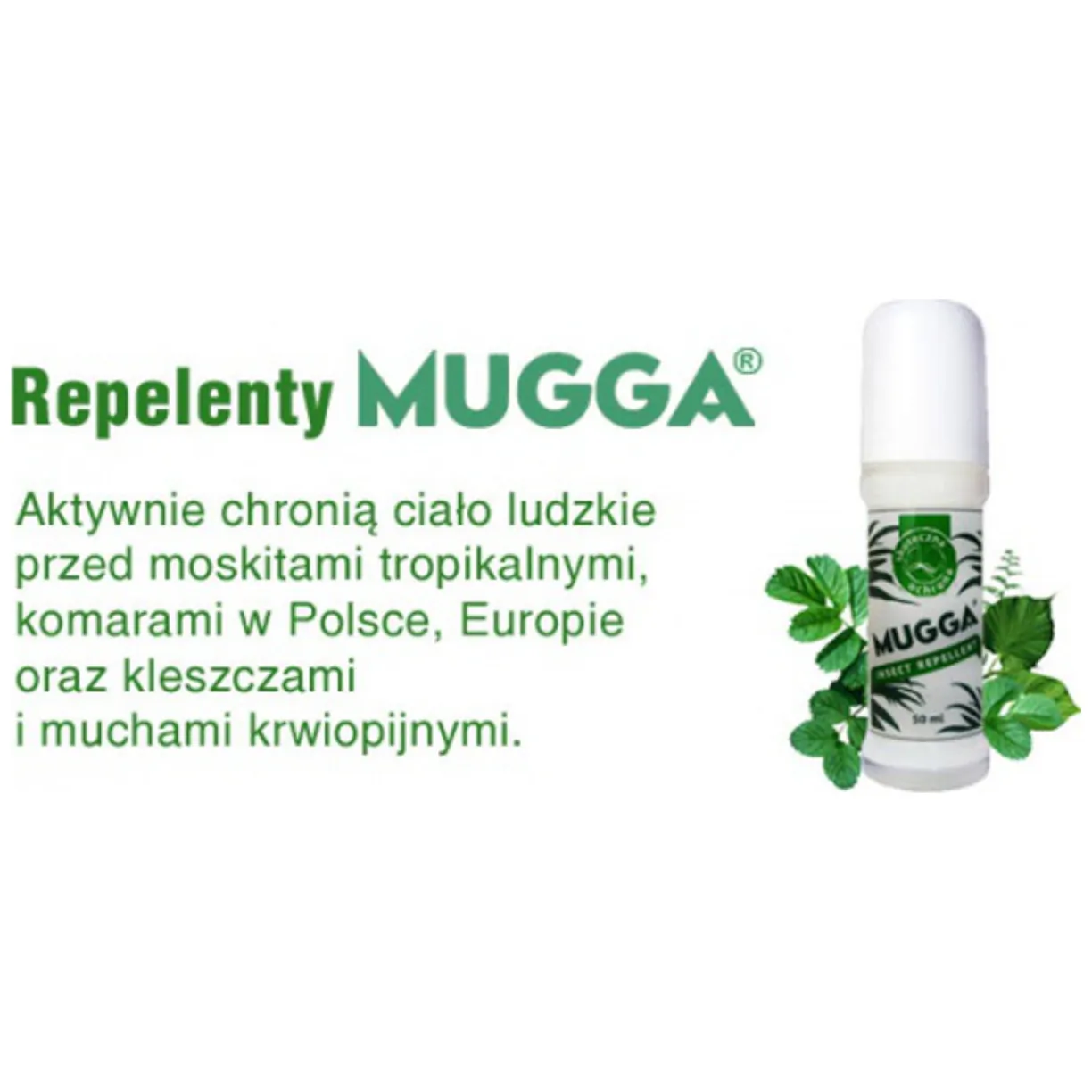 Preparat przeciw insektom Mugga Roll-On 20% 50ml - obrazek 4