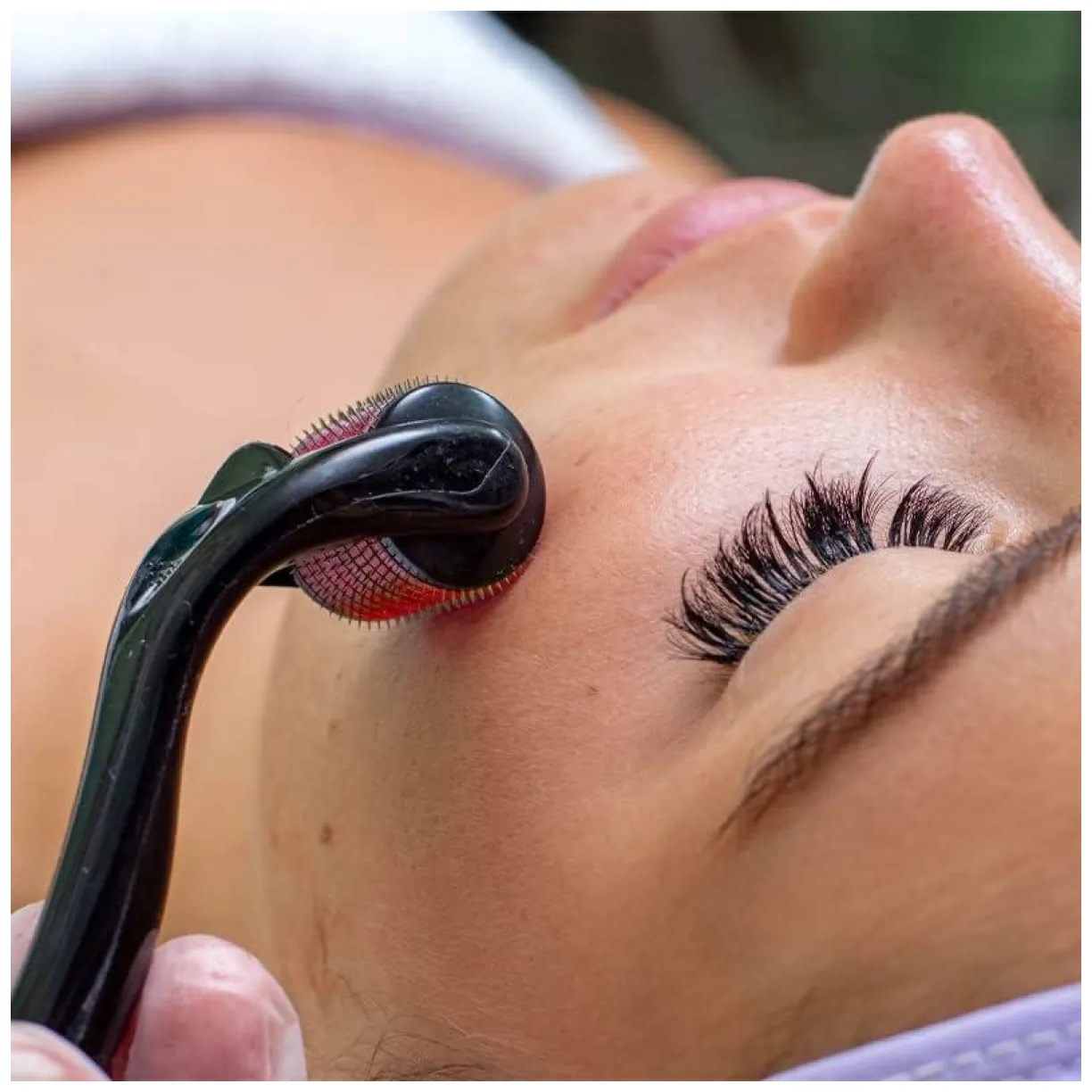 DA466 Derma roller do masażu twarzy 0,5mm - obrazek 5