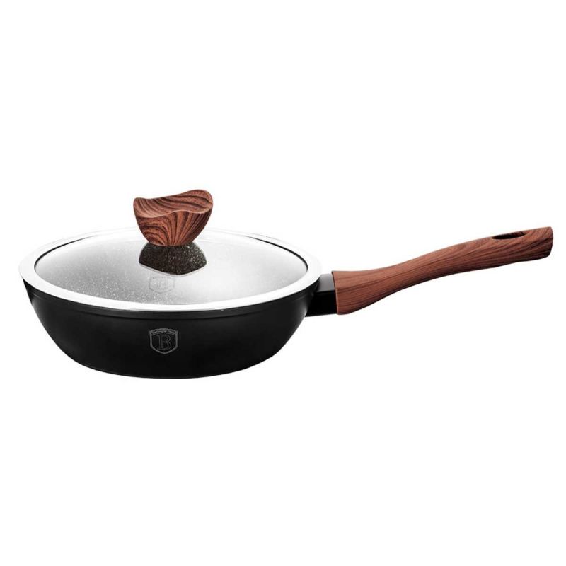 PATELNIA GRANITOWA 24cm BERLINGER HAUS BH-1718 EBONY ROSEWOOD - obrazek 5