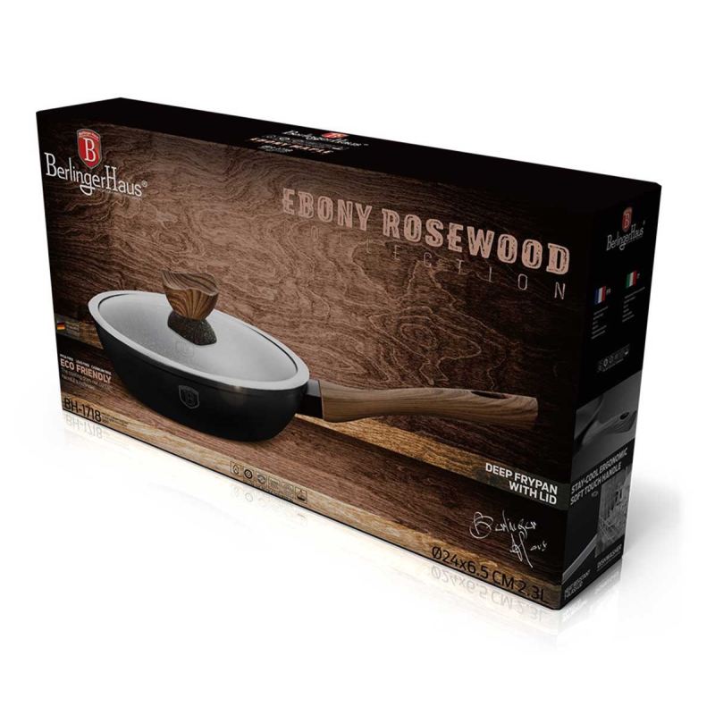 PATELNIA GRANITOWA 24cm BERLINGER HAUS BH-1718 EBONY ROSEWOOD - obrazek 8