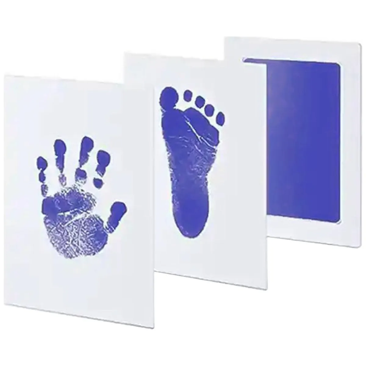 DA82A Niebrudzący odcisk rączki stópki 8x12,5 blue - obrazek 2