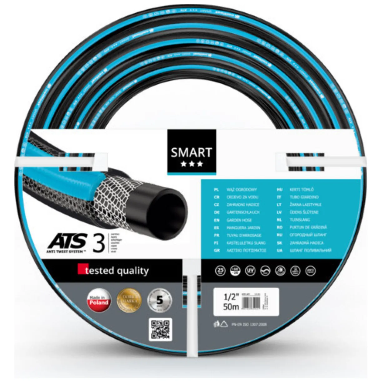 Wąż ogrodowy Cellfast Smart ATS 1/2" 50m