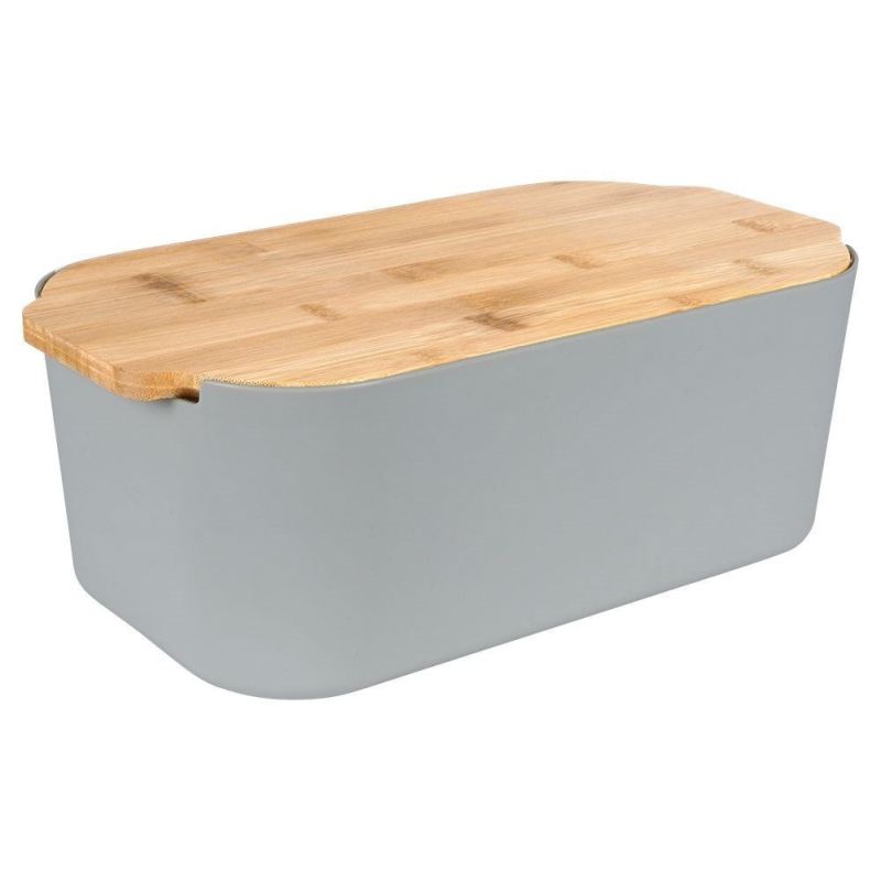 CHLEBAK Z DESKĄ BAMBUSOWĄ SZARY 259302 - obrazek 3
