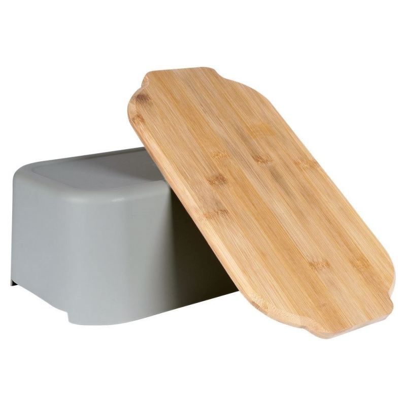CHLEBAK Z DESKĄ BAMBUSOWĄ SZARY 259302 - obrazek 8