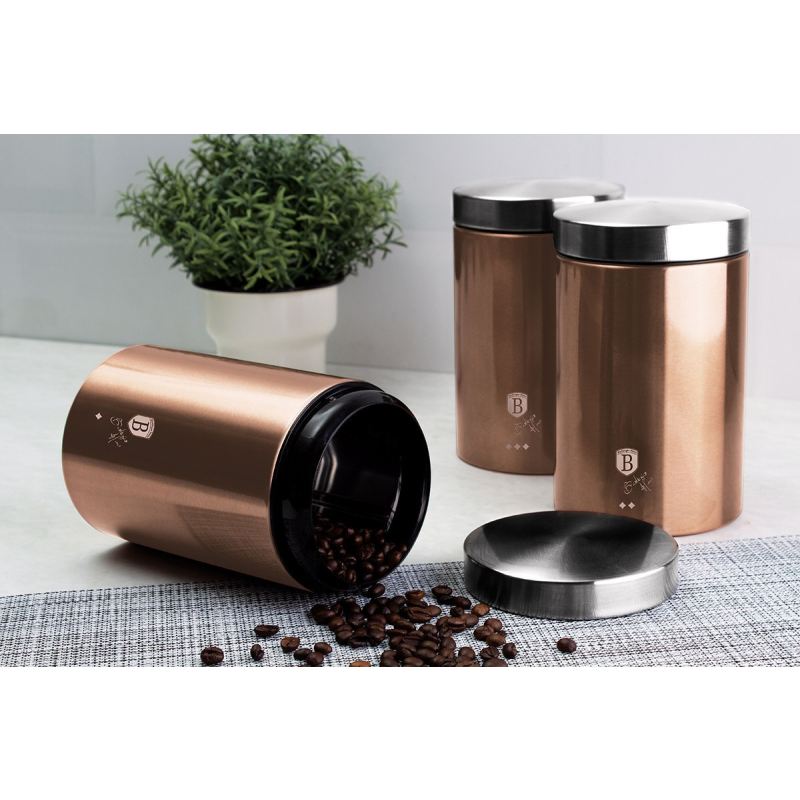 CHLEBAK Z ZESTAWEM POJEMNIKÓW BERLINGER HAUS BH-6730 ROSE GOLD - obrazek 7