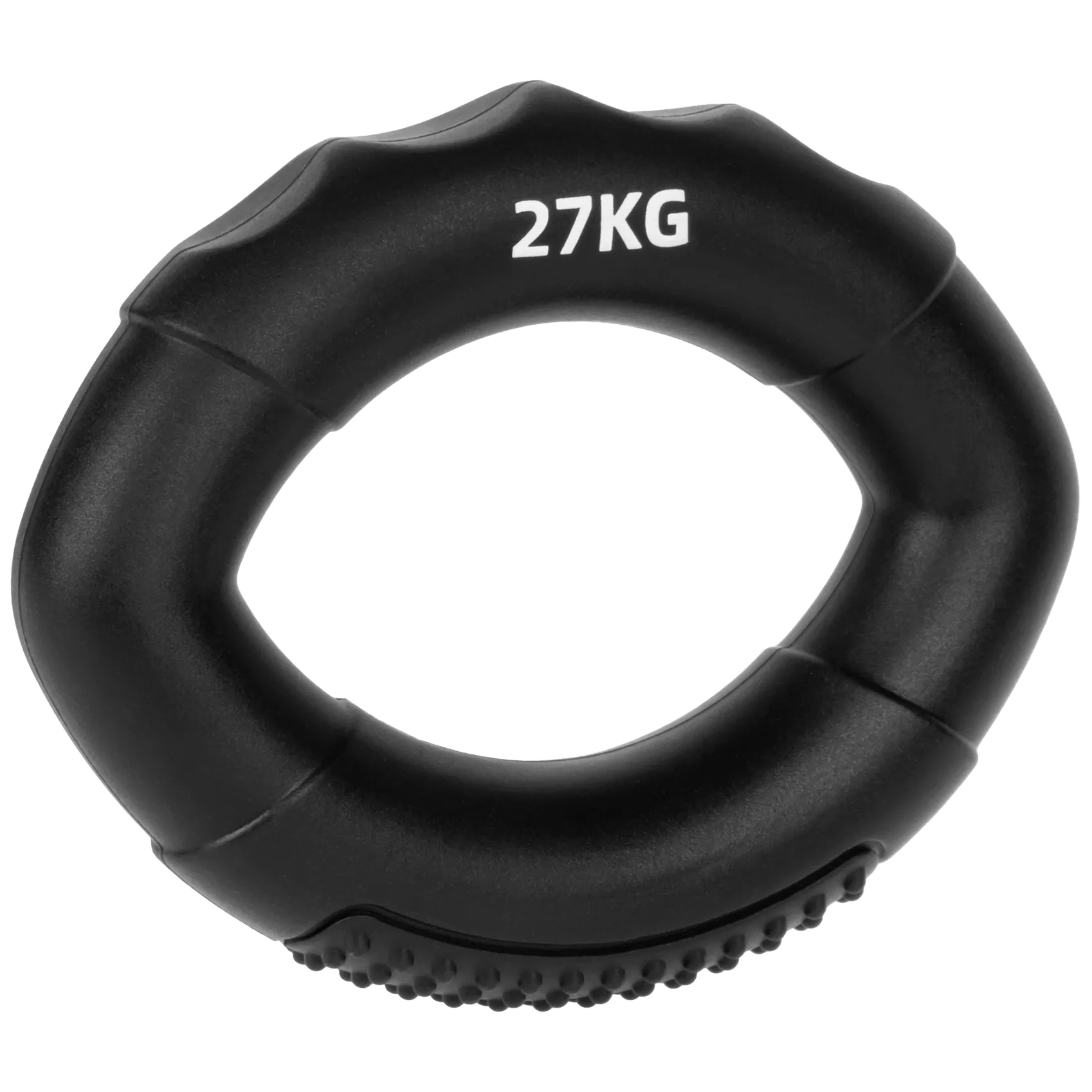 Silikonowy ściskacz do rąk do rehabilitacji rąk, 0 - 27 kg , czarny , REBEL ACTIVE - obrazek 2