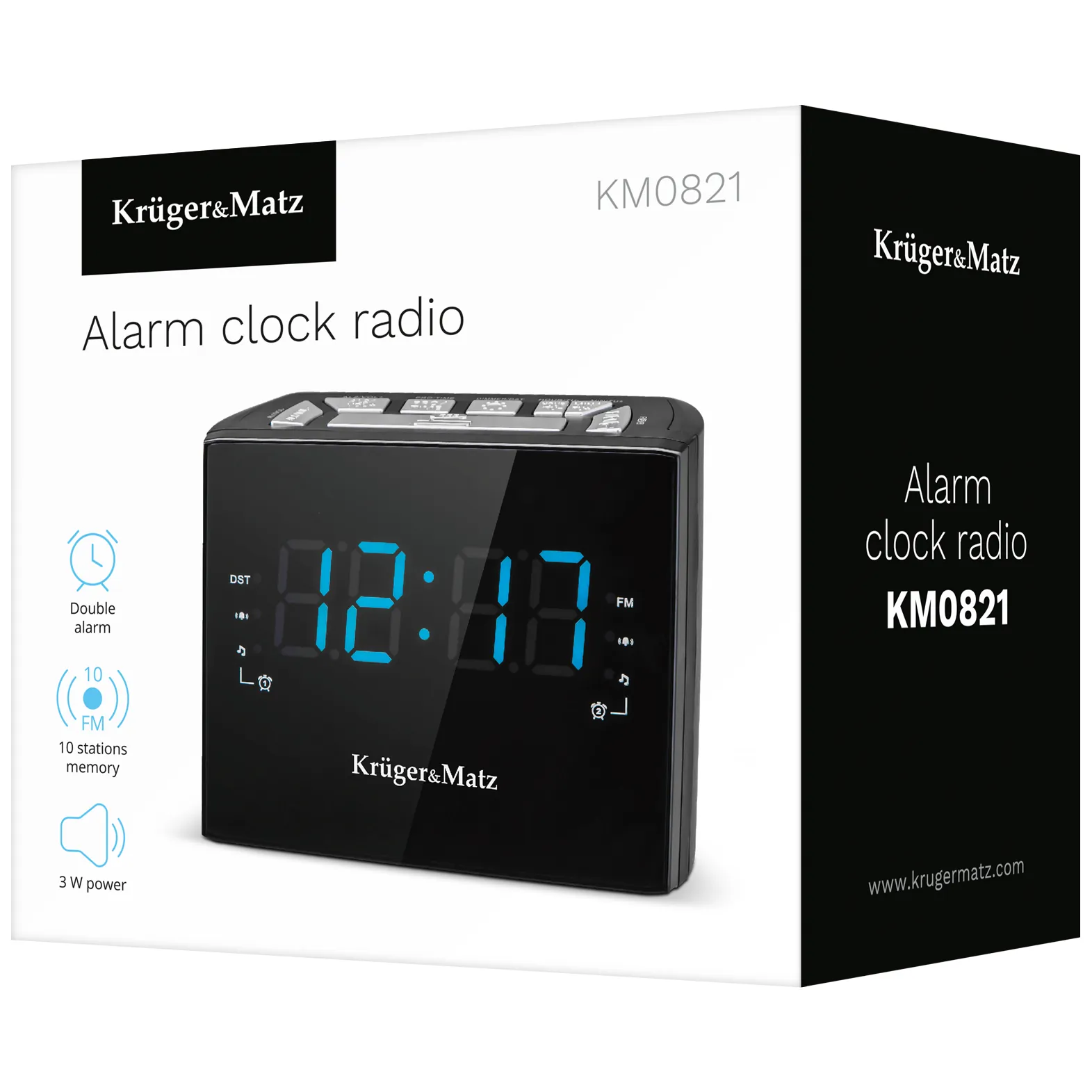 Radiobudzik Kruger&Matz model KM0821 - obrazek 5