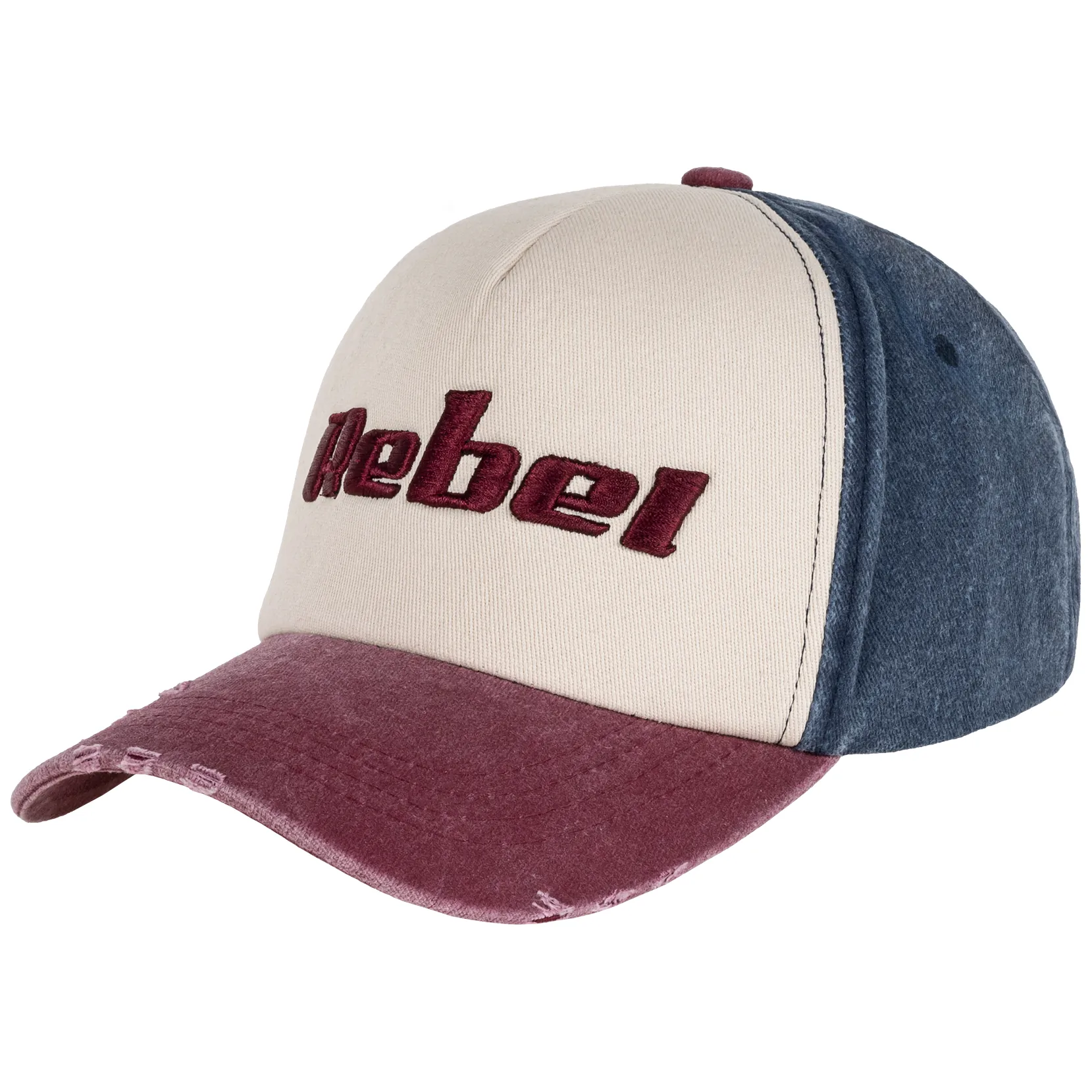 Czapka z daszkiem Rebel Active , kolor niebiesko-purpurowy , rozmiar S