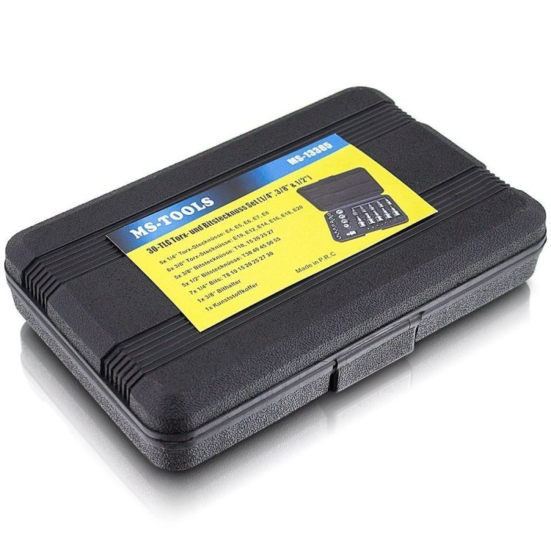 KLUCZE NASADOWE TORX 30 SZTUK - obrazek 2