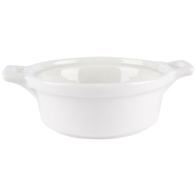 KOKILKI MISECZKI PORCELANOWE DO ZAPIEKANIA 3 szt. OKRĄGŁE - obrazek 3