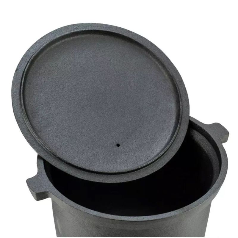 KOCIOŁEK GARNEK MYŚLIWSKI ŻELIWNY 4L KINGHOFF KH-2231 - obrazek 4
