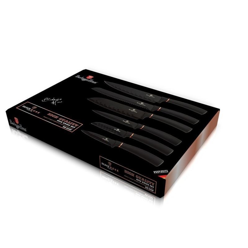 ZESTAW NOŻY KUCHENNYCH BERLINGER HAUS BH-2337 BLACK ROSE - obrazek 2