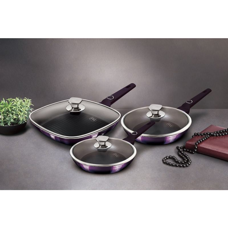 ZESTAW PATELNI BERLINGER HAUS BH-7107 PURPLE - obrazek 2