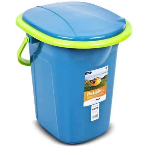 Toaleta turystyczna GreenBlue GB320BL morski-limonka