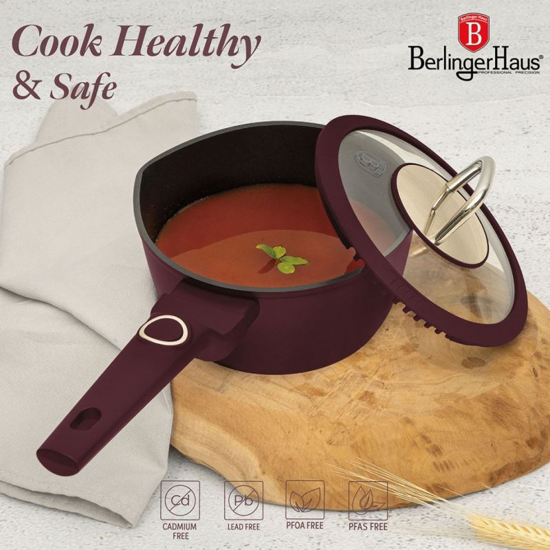 RONDELEK TYTANOWY Z POKRYWĄ 16cm BERLINGER HAUS BH-8028 LEONARDO - obrazek 7