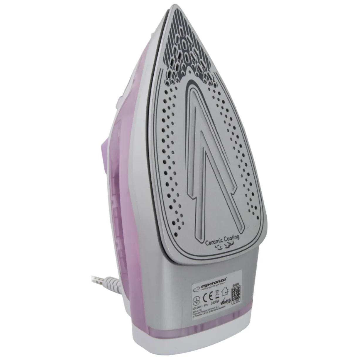 EHI004 Esperanza żelazko parowe tulle ceramic 2400w - obrazek 6