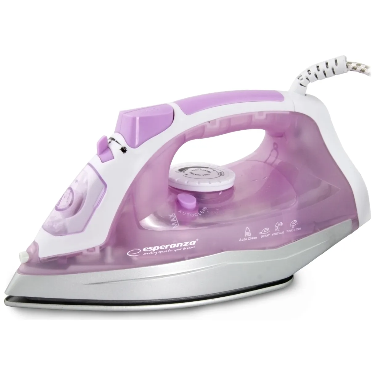 EHI004 Esperanza żelazko parowe tulle ceramic 2400w