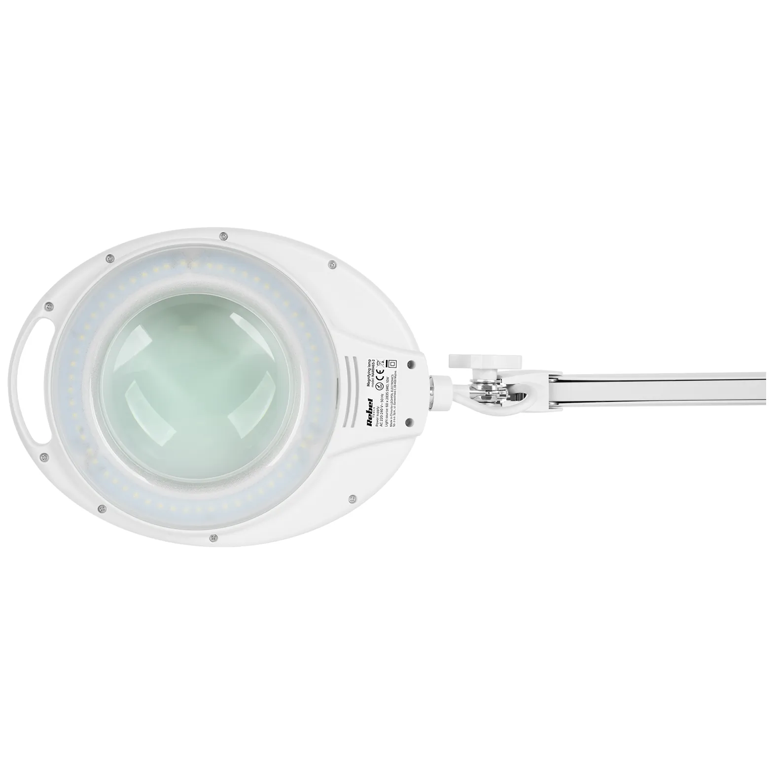 Lampa warsztatowa z lupą 10W, 6500K - obrazek 3