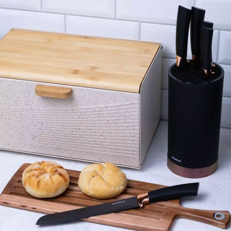 ZESTAW 5 KUCHENNYCH NOŻY W BLOKU KLAUSBERG KB-7614 - obrazek 3