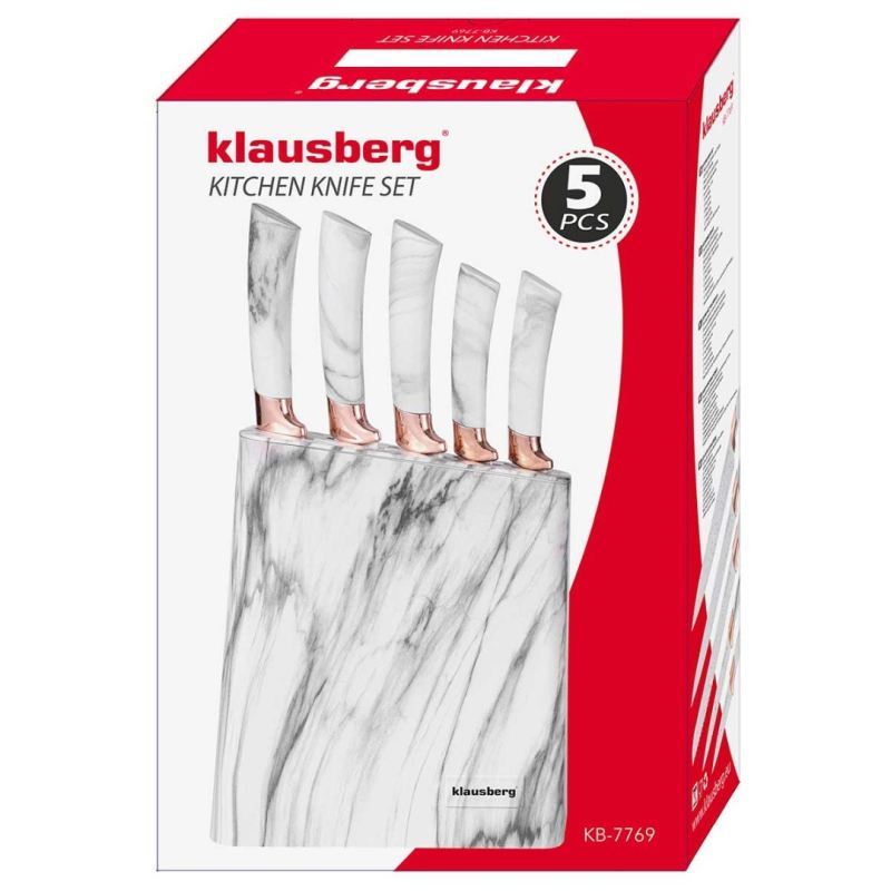 ZESTAW 5 NOŻY KUCHENNYCH W BLOKU KLAUSBERG KB-7769 - obrazek 15