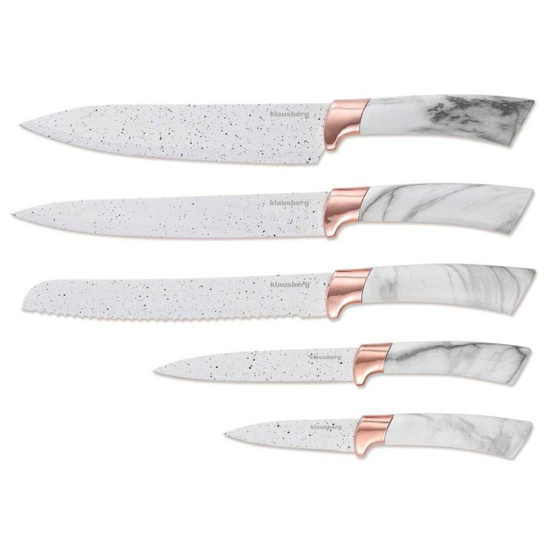 ZESTAW 5 NOŻY KUCHENNYCH W BLOKU KLAUSBERG KB-7769 - obrazek 4