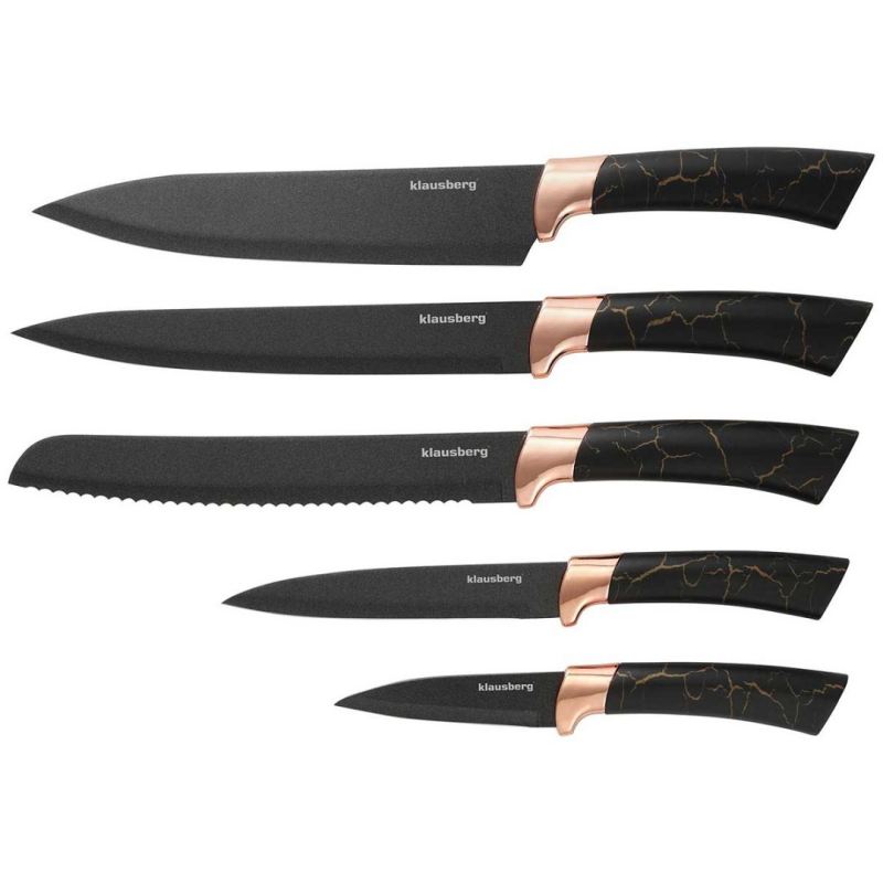ZESTAW 5 NOŻY KUCHENNYCH W STOJAKU KLAUSBERG KB-7799 - obrazek 12