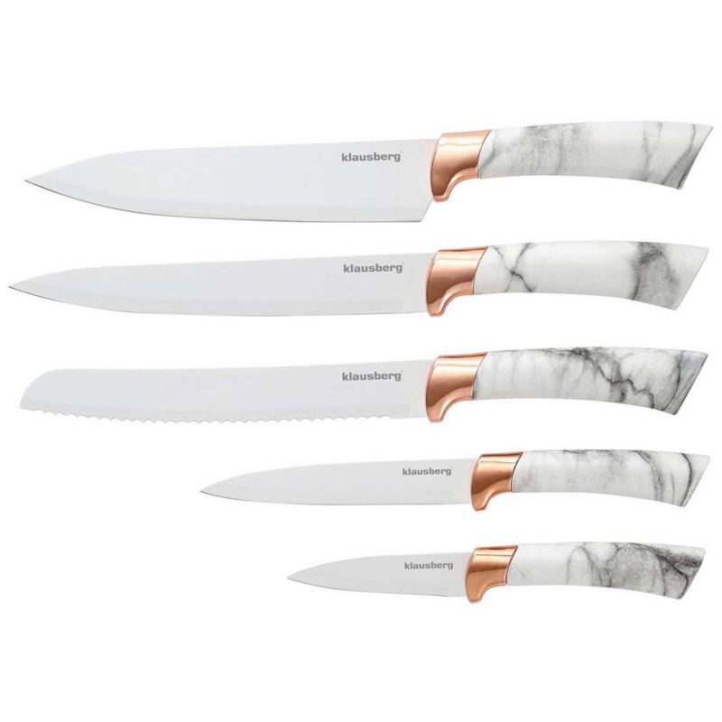 ZESTAW 5 NOŻY KUCHENNYCH W STOJAKU KLAUSBERG KB-7800 - obrazek 9