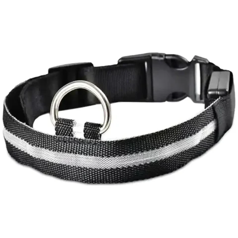 AG232D Obroża świecąca led 32-37cm black